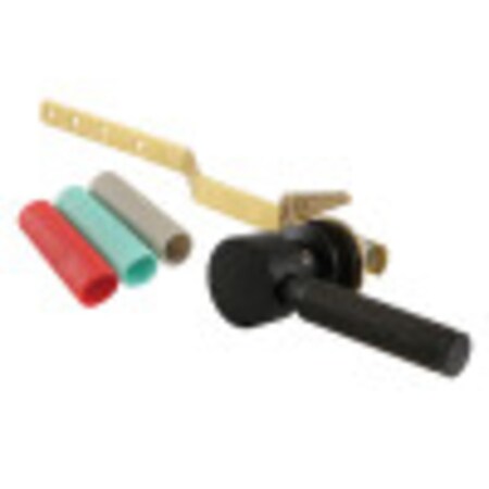 Kingston Brass KTDKL0 Front Mount Toilet Tank Lever, Matte Black KTDKL0